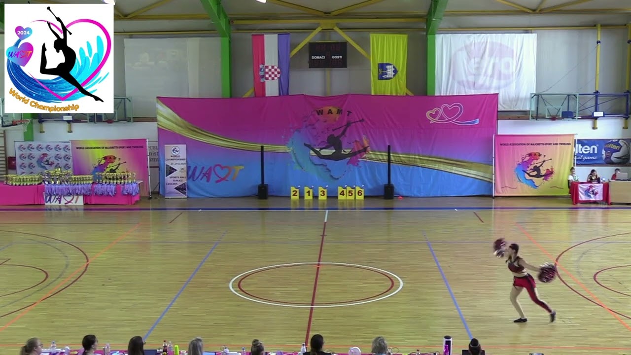 Pom Pom Senior Solo- Denisa Špačková- Mažoretky Ruda nad Moravou, Czech Republic
