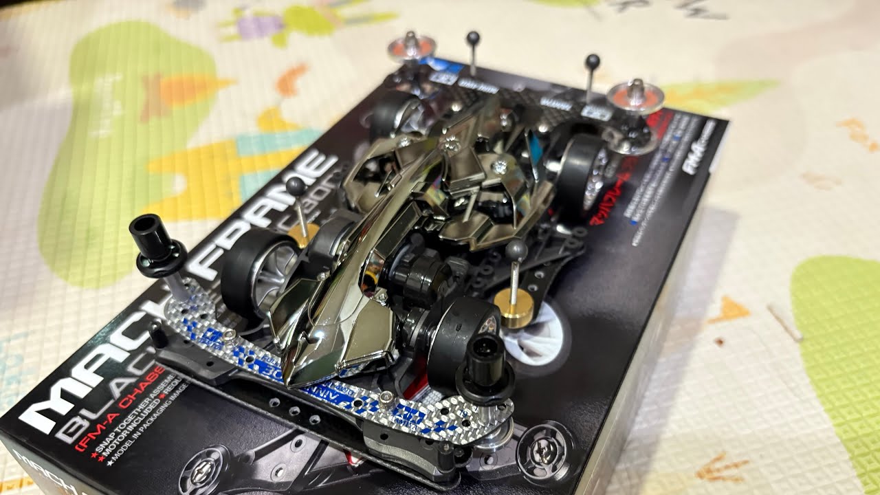 Taiwan/台湾/迷你四驅車/Mini 4WD/組裝盒車/FM-A/B-Max/MACH FRAME Black Metallic Body/絕地戰神電鍍版/ミニ四駆/2025.03.12