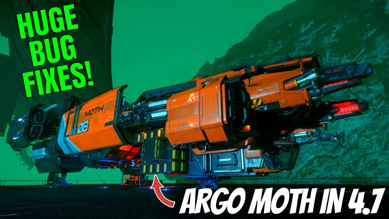 Тестирование ARGO MOTH в Star Citizen 4.7 &ndash; исправления и улучшения, полученные в результате утил...