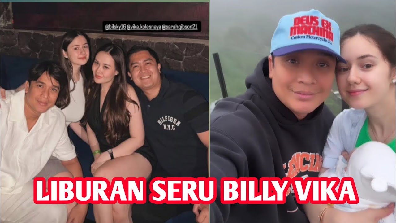 Billy Syahputra dan vika terbaru moment bahagia bereng keluarga di bali