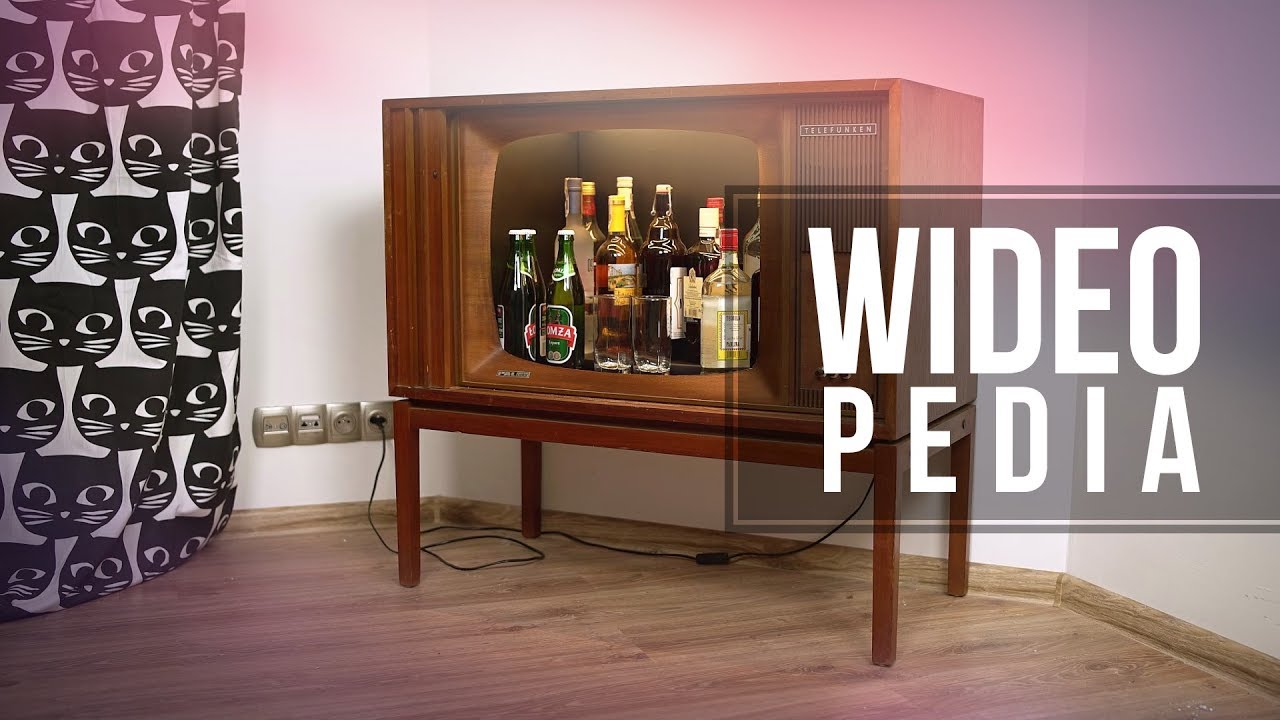 Barek na alkohol - przerabianie telewizora