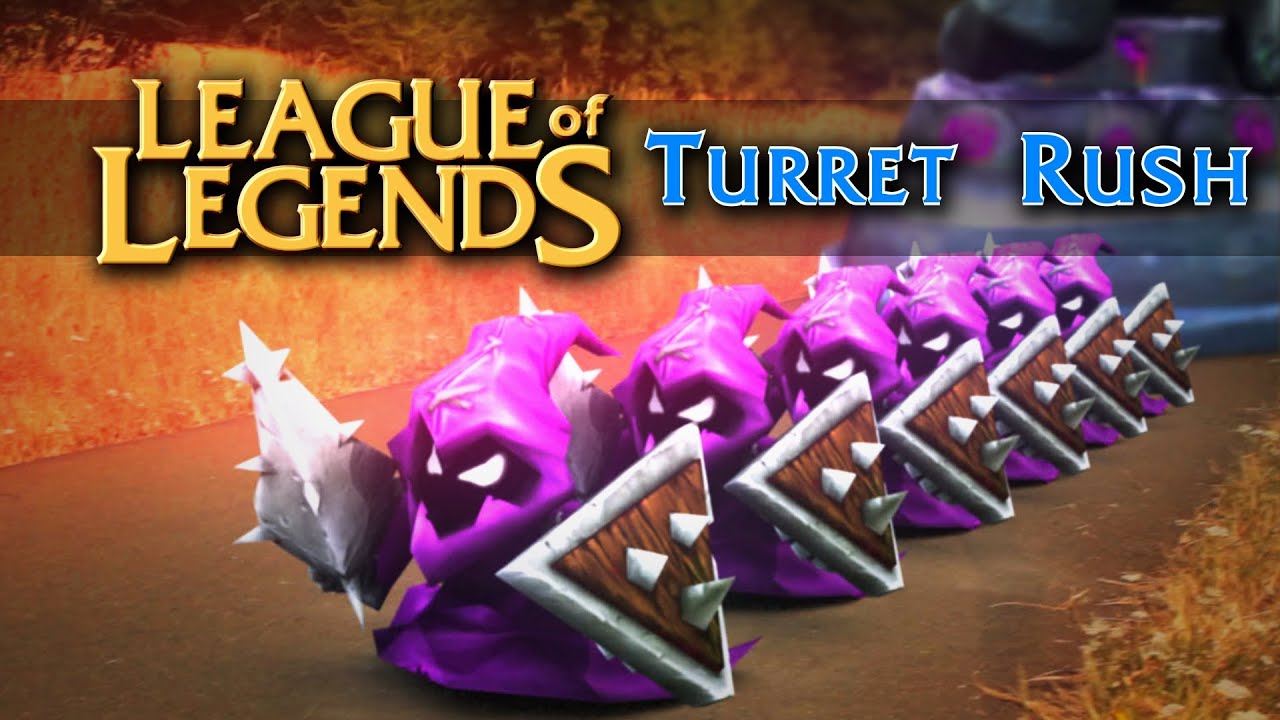 League of Legends: Turret Rush (Real-Life)