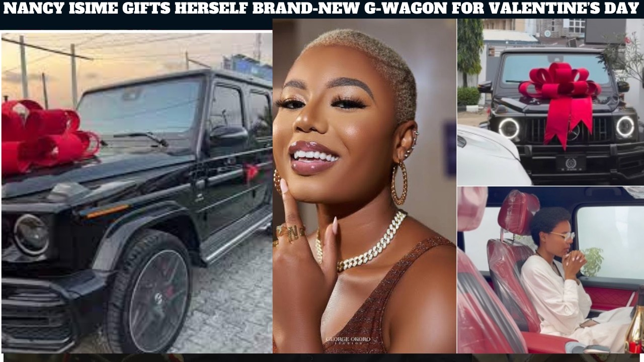 NANCY ISIME GIFTS HERSELF BRAND-NEW G-WAGON FOR VALENTINE’S DAY