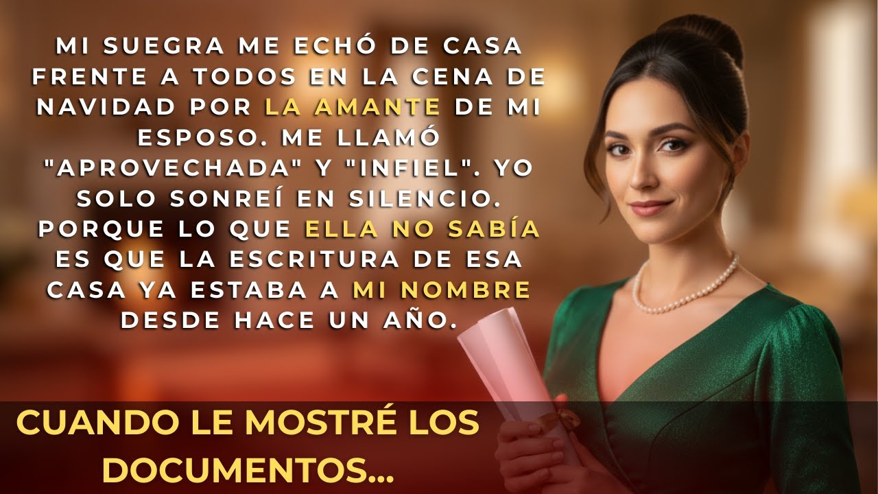 Mi Suegra Me Echó De Casa Por La Amante—No Sabía Que La Escritura Ya Estaba A Mi Nombre