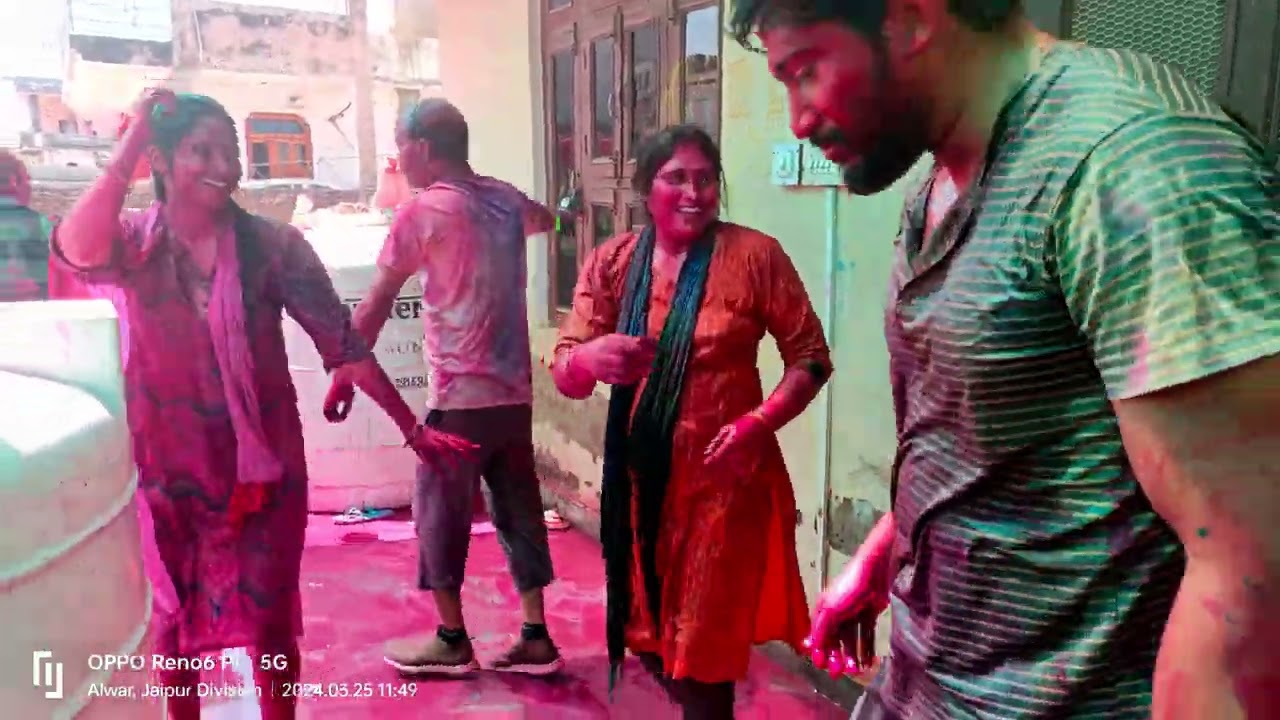 Holi celebration 