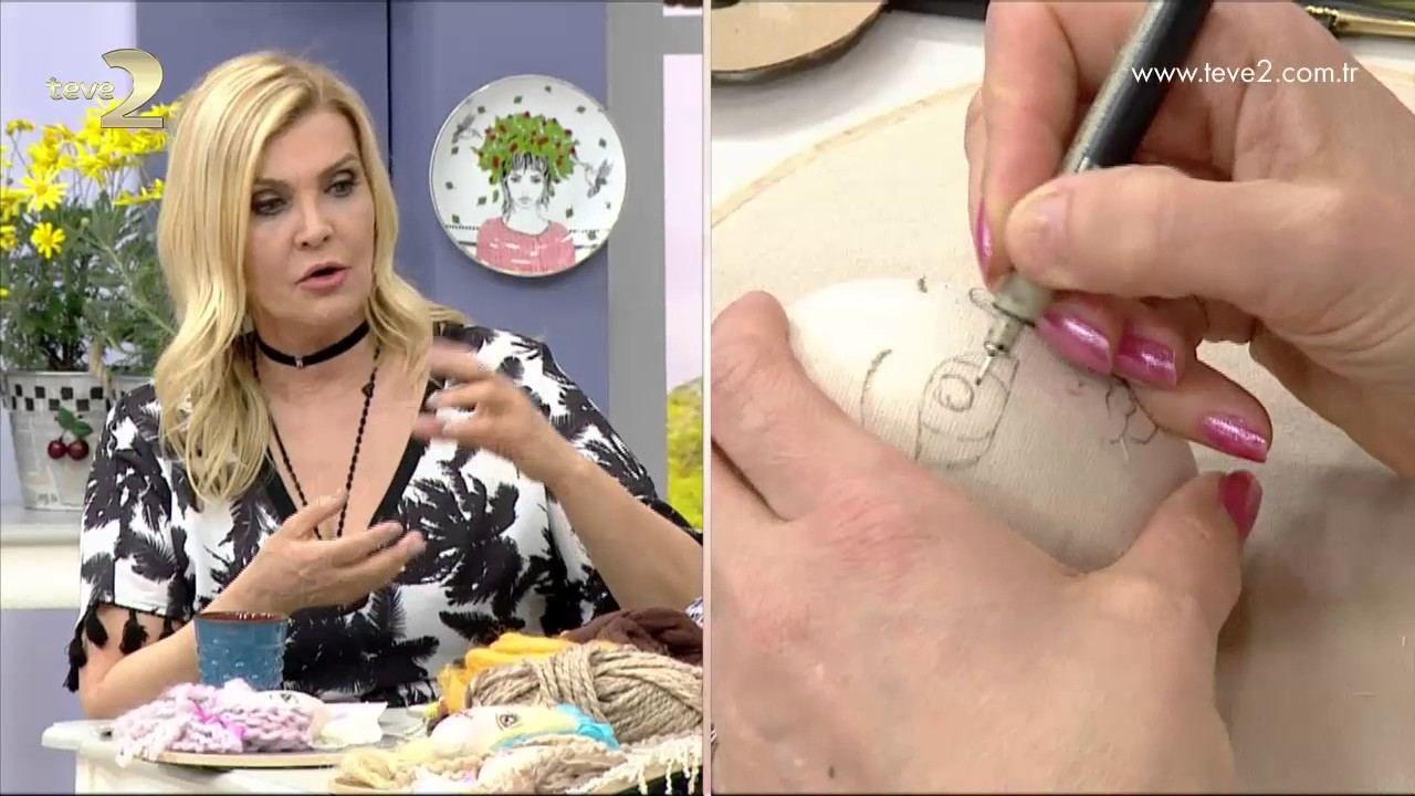 Derya Baykal'la Gülümse: Kasnak İçine Bebek Yapımı