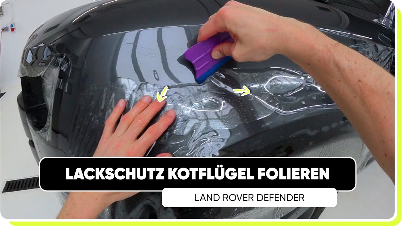 PPF Komplettanleitung | 3D Kotflügel folieren | Land Rover Defender