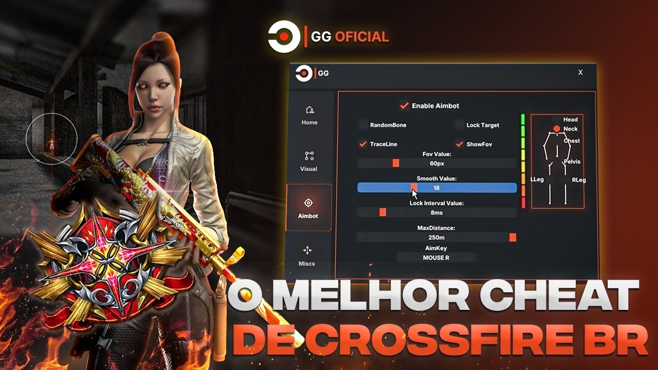 COMO USAR O  HACK DA GGOFICIAL NA RANKED DO CROSSFIRE BR SEM TOMAR BAN! FREE