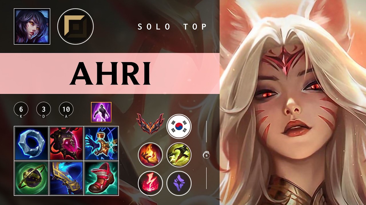 Ahri Top vs Yorick - KR Grandmaster Patch 26.03