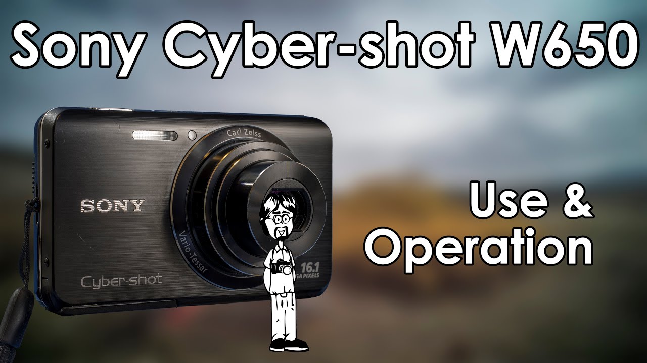 Видеоруководство к Sony Cyber-shot W650 | Использование, меню, фотосъёмка, карта памяти, аккумуля...