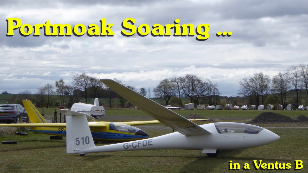Portmoak Soaring in a Ventus B
