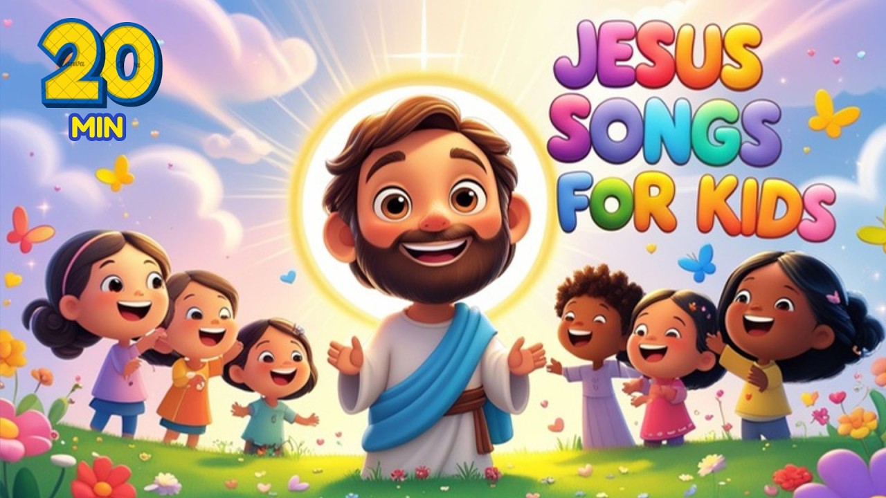20 Minutes of Christian Kids Songs 🎵 | Jesus Loves Me + Bold Like a Lion | Sing Along