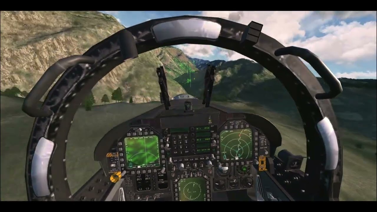 Falcon BMS 4.38 Hornet canyon run