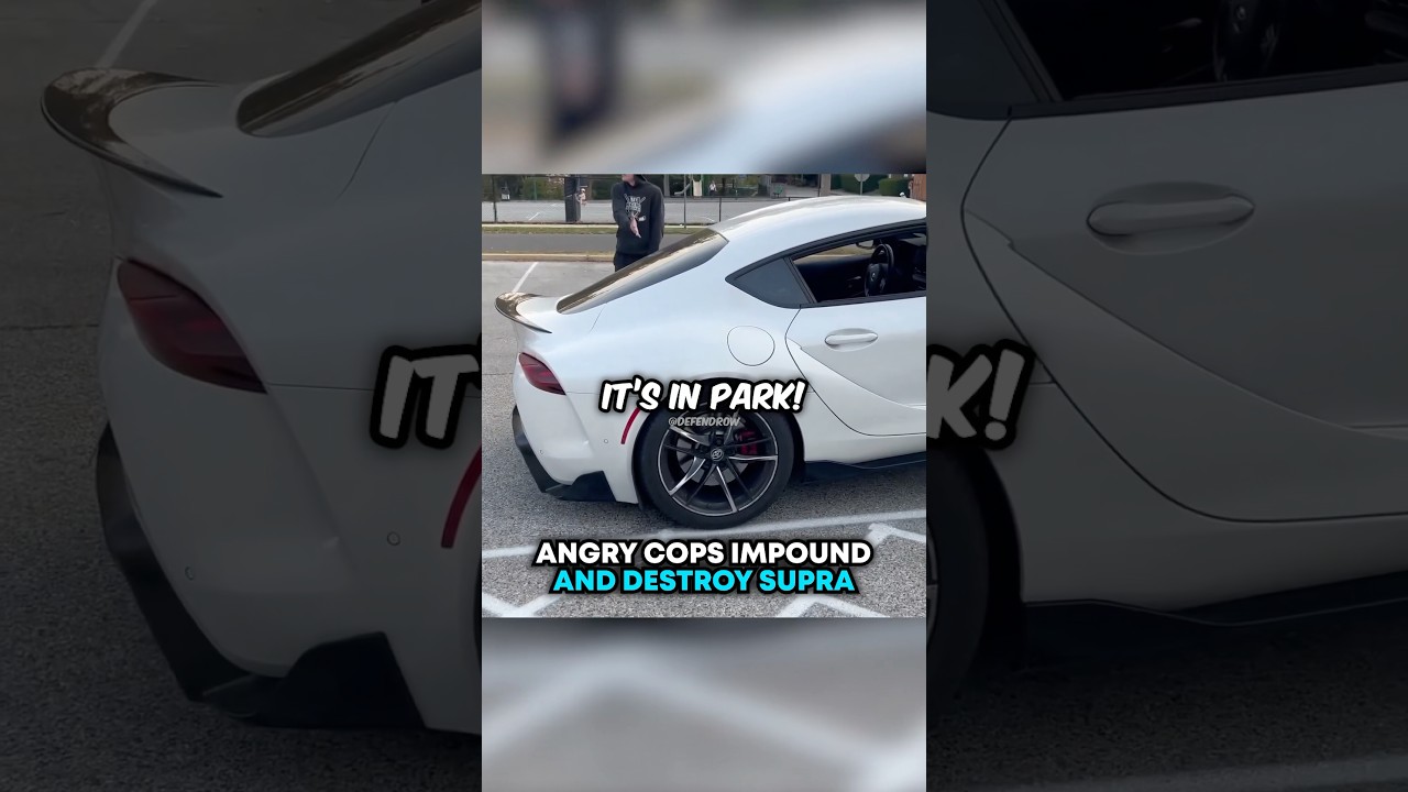 Angry Cops Impound And DESTROY Supra 😳