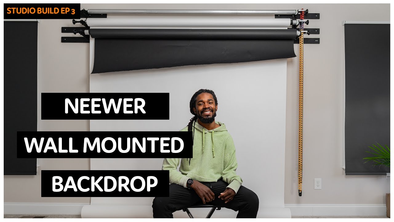 My Backdrop Setup | Neewer Wall Mounted Background