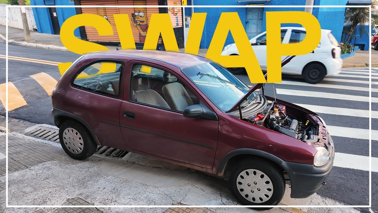 Corsa SWAP 1.8 quase finalizado! PRIMEIRO rol&ecirc; do PROJETO 😱🔥