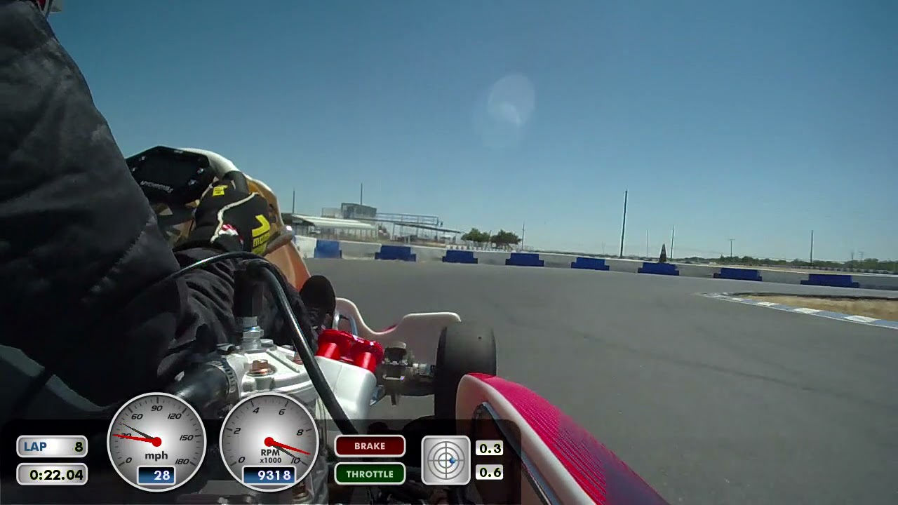 Hot Lap Vortex Rok Shifter 125cc Blue Max Kart Club