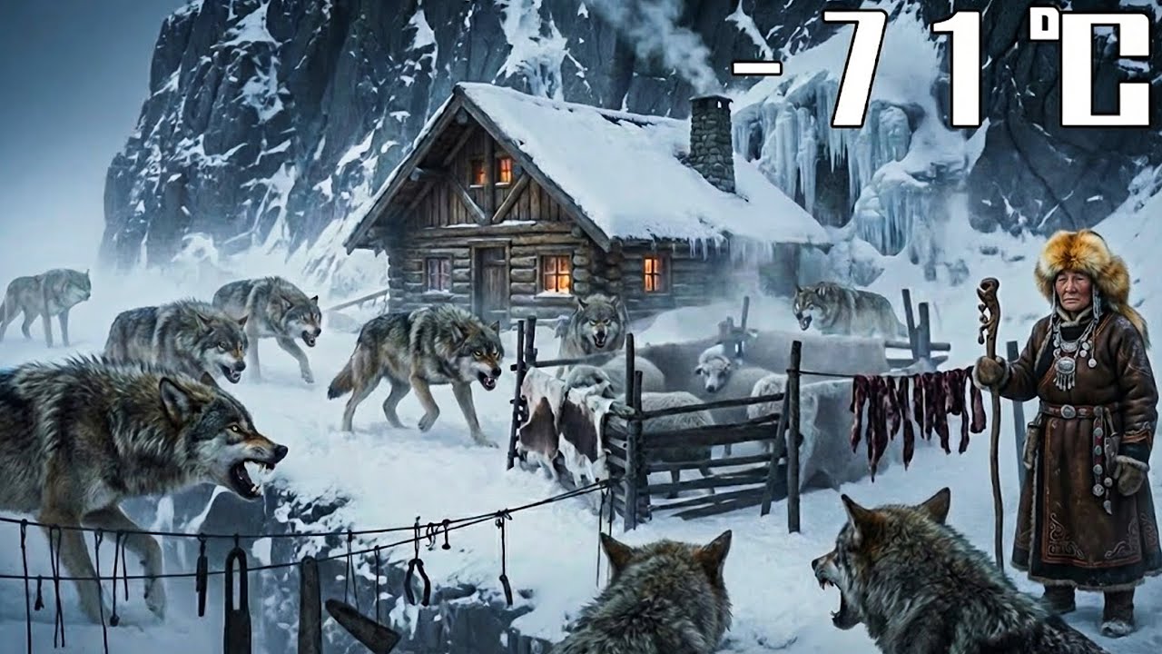 –71°C Cliff Blizzard: Stone Cave Widow, Smoking Meat, Mending Boots and Driving Off