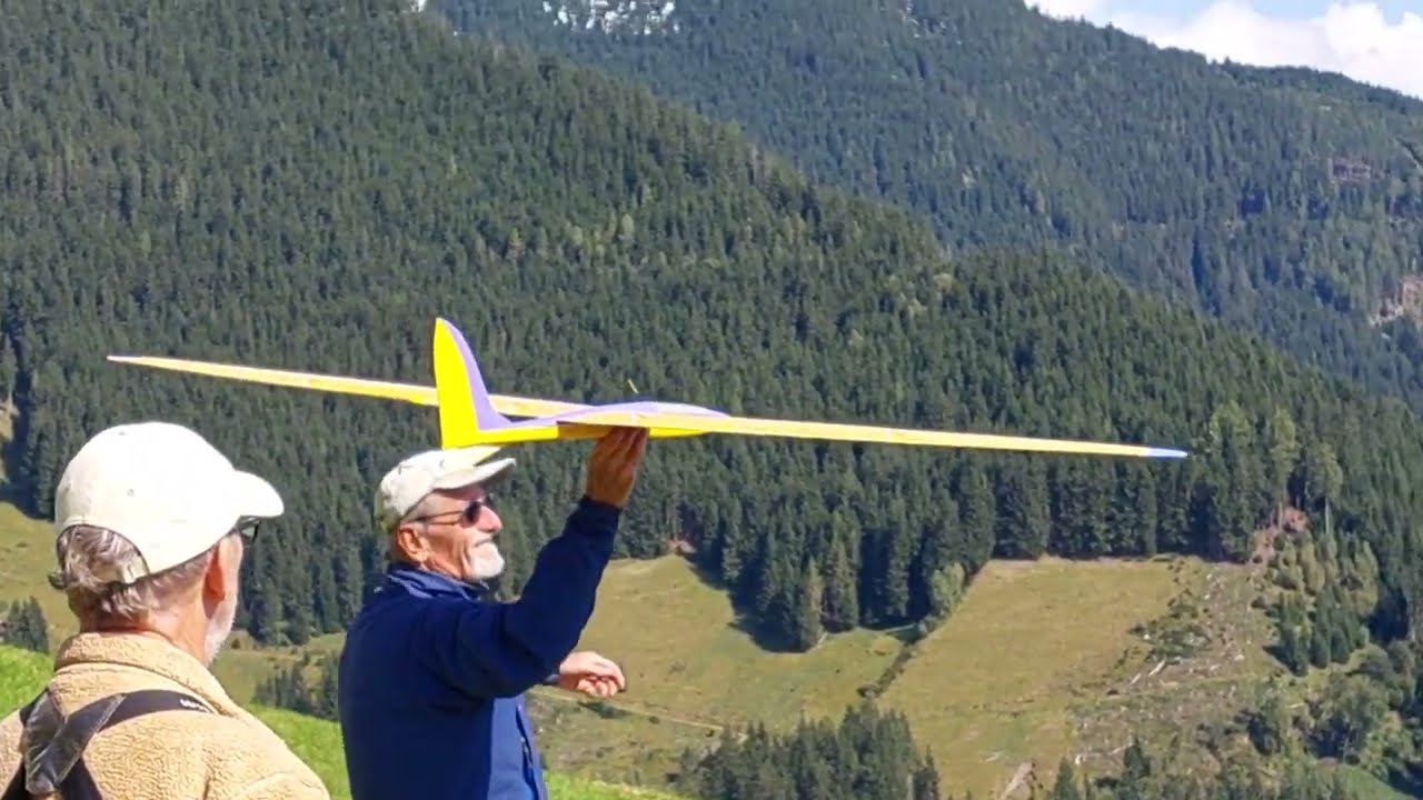 Wood curst L am Osthang #modellflug #hangflug #hangglider #rcglider #rcplane