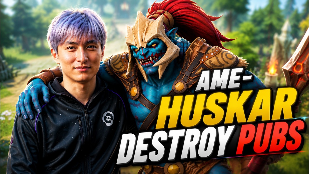 Ame's Huskar Carry Makes Pub Games Look Too Easy