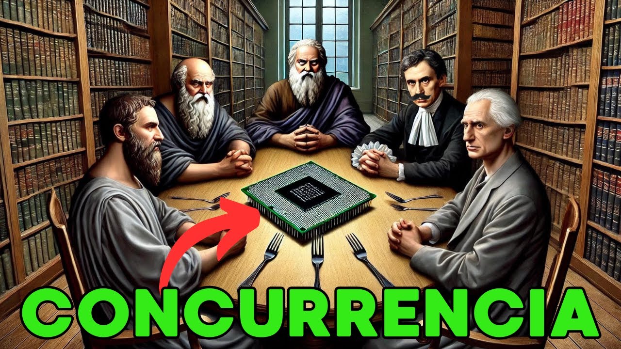 El Problema Informático de los 5 Filósofos  - CONCURRENCIA