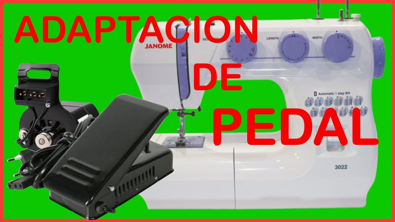 Pedal máquina de coser JANOME
