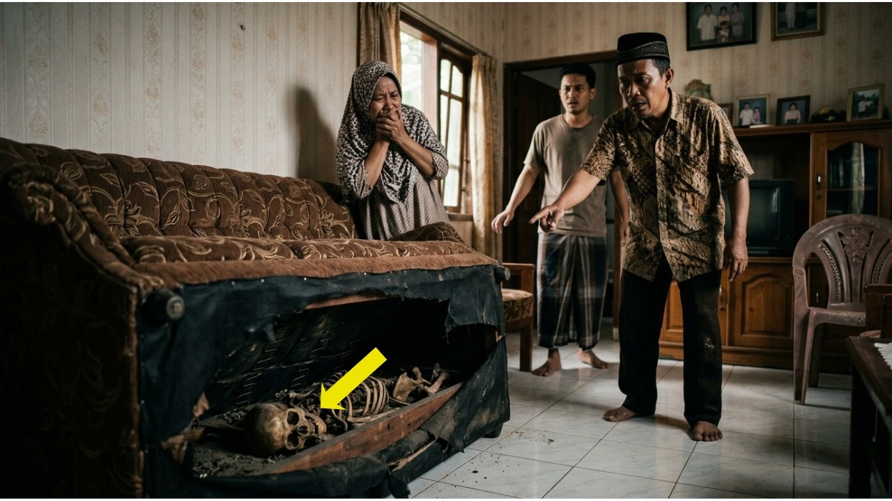 SLEMAN GEGER‼️ Keluarga Baru Beli Sofa Bekas, Saat Dibongkar Ternyata Ada Kerangka Manusia diDalamny