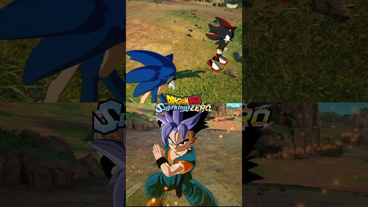 Fused Sonic and Shadow the Hedgehog vs Trunkten - Dragon Ball Sparking Zero