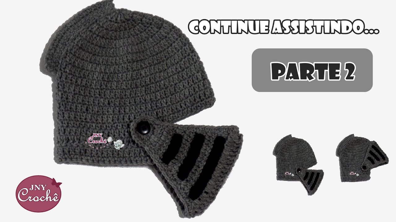 Gorro de crochê | Medieval - parte 2 - JNY Crochê