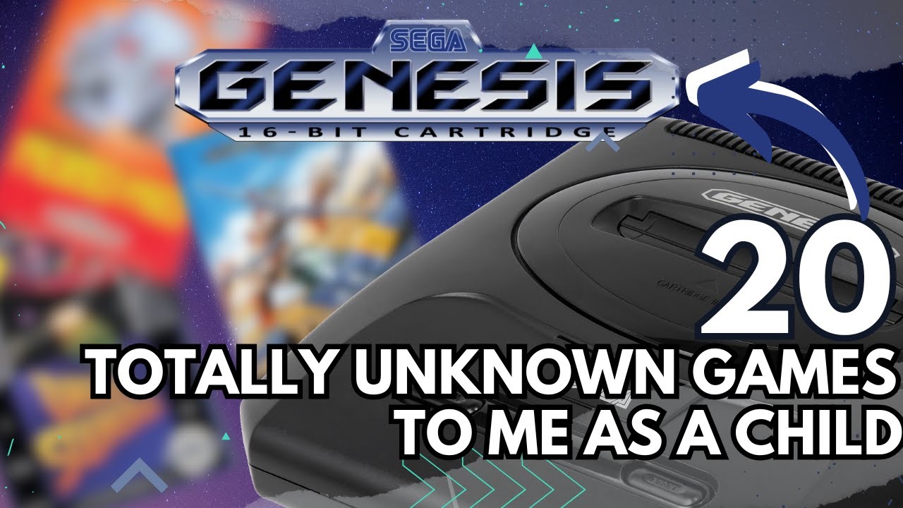 20 Sega 🔵GENESIS games totally 🔎UNKNOWN to me as a CHILD | Did you 😮 KNOW any in 90s❓