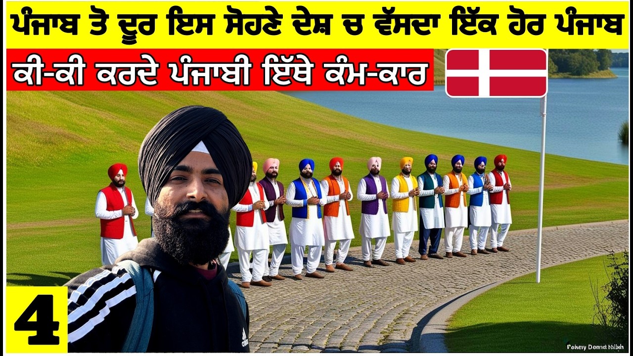 ਪੰਜਾਬ ਤੋਂ ਦੂਰ ਇਸ ਸੋਹਣੇ ਦੇਸ਼ ਚ ਵੱਸਦਾ ਇੱਕ ਹੋਰ ਪੰਜਾਬ🇩🇰ਕੀ-ਕੀ ਕਰਦੇ ਕੰਮ ਪੰਜਾਬੀ Punjabi Travel Vlog