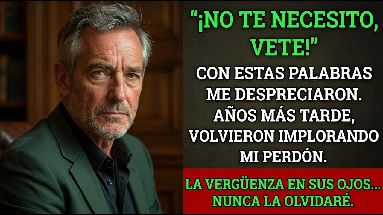 Mi hijo me expulsó de casa  Lárgate, anciano  tres años después requirió mi firma para sobrevivir..