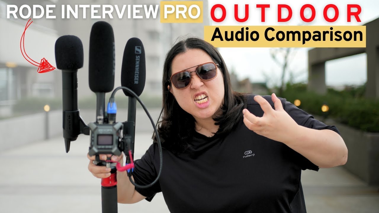 Rode Interview PRO Outdoor Audio Vs RODE NTG5 Vs Sennheiser MKE600 | Alissa & Jay