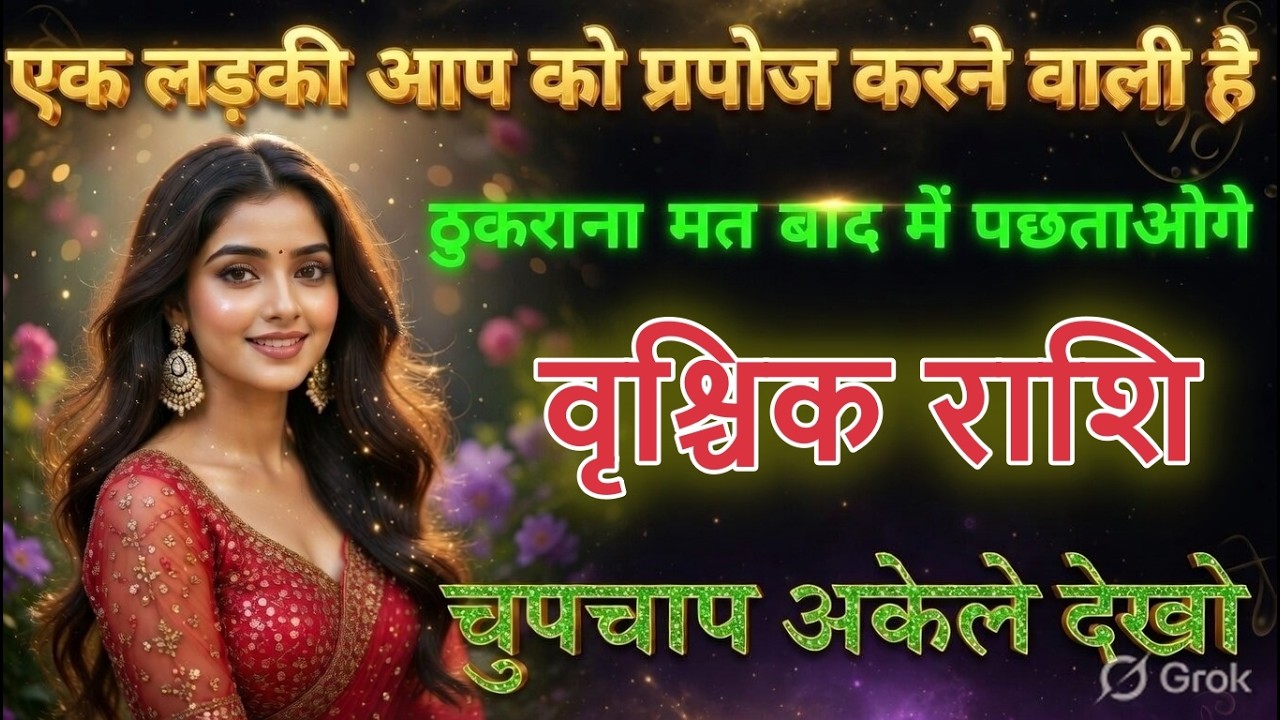 वृश्चिक राशि | एक लड़की आपको प्रपोज करने वाली है | इंकार मत करना वरना पछताओगे vrischikrashi