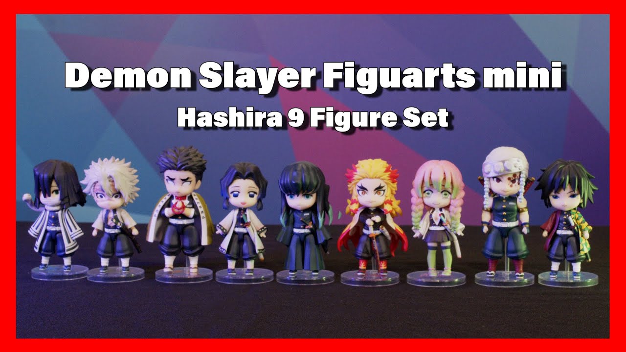 Demon Slayer: Kimetsu no Yaiba Tamashii Nations Figuarts mini Hashira Figure Set BoxLunch Exclusive