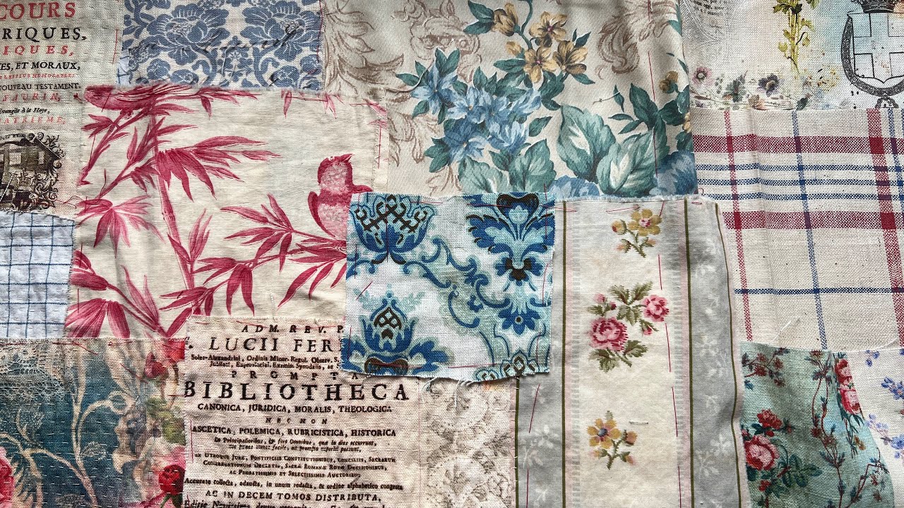 Tutorial | Lulu's quilt +| field notes chit chat | How to create a slow stitch quilt