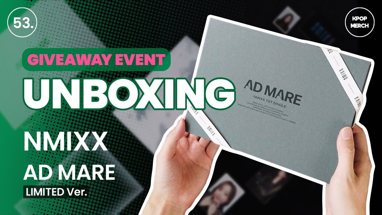 [4K] UNBOXING NMIXX Blind Package 1st Single [AD MARE] (Limited Version) 엔믹스 한정반