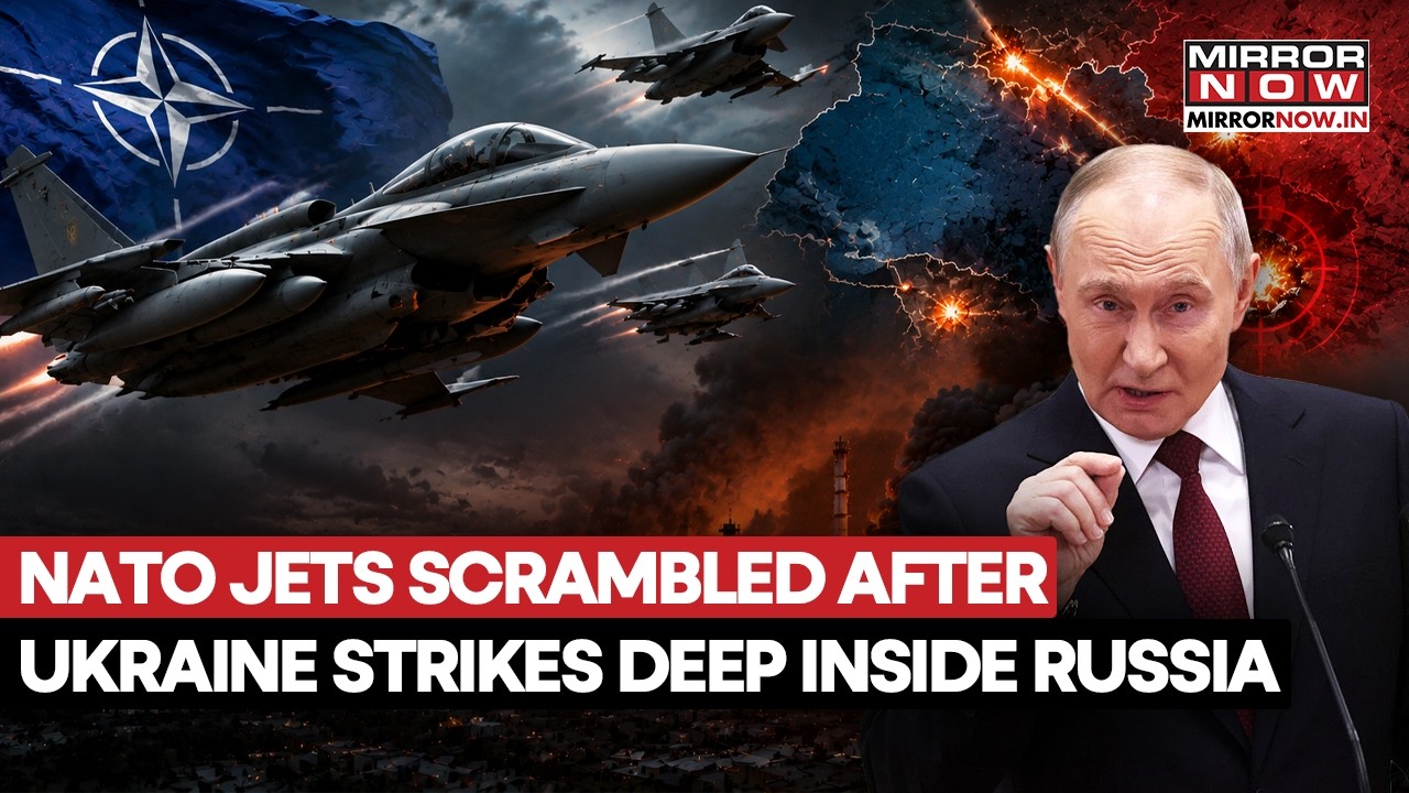 NATO Jets Scrambled After Suspected Ukrainian Drones Entered Skies Over Baltic Nations | Watch