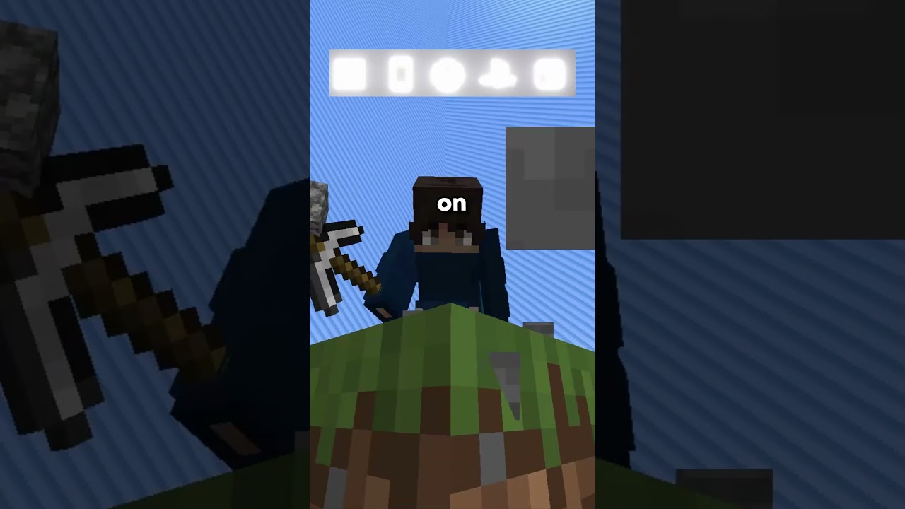 What Happens If You Dig Down On One Block? #minecraft #oneblock #mcyt