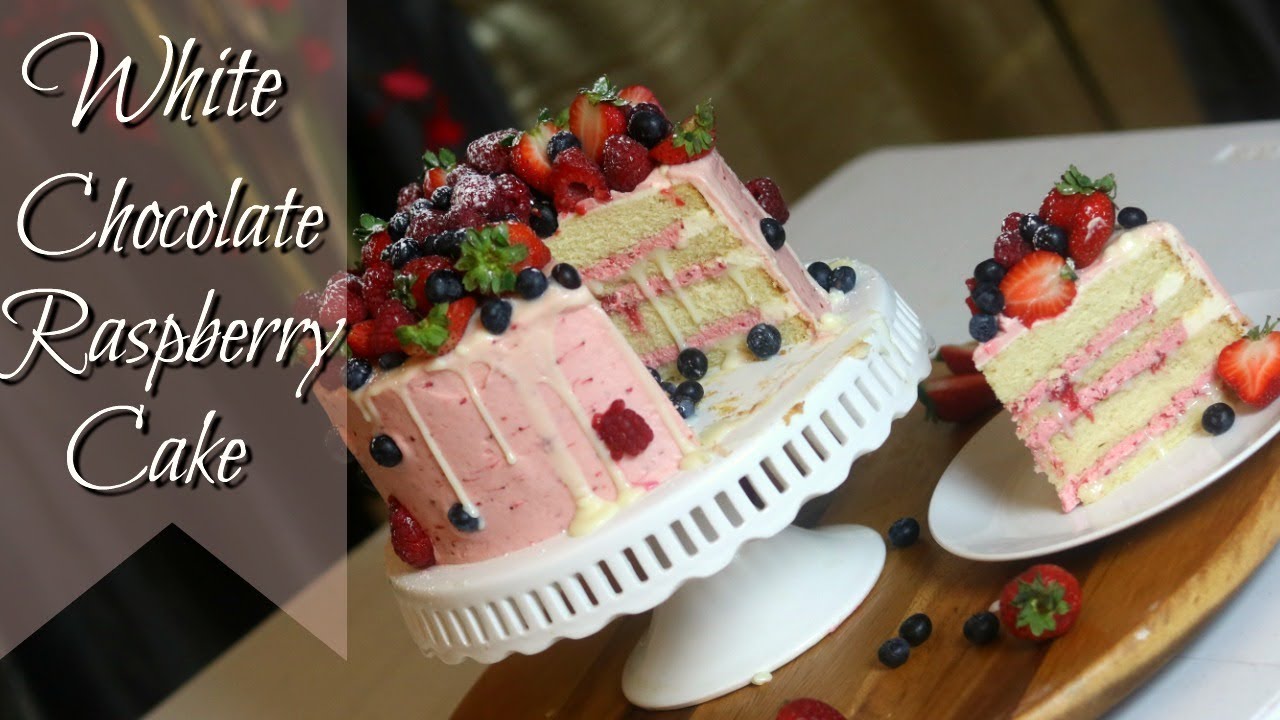РЕЦЕПТ МАЛИНОВОГО ТОРТА С БЕЛЫМ ШОКОЛАДОМ || Janie's Sweets