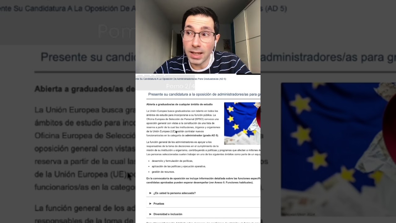 Oposiciones a la Uni&oacute;n Europea 🇪🇺