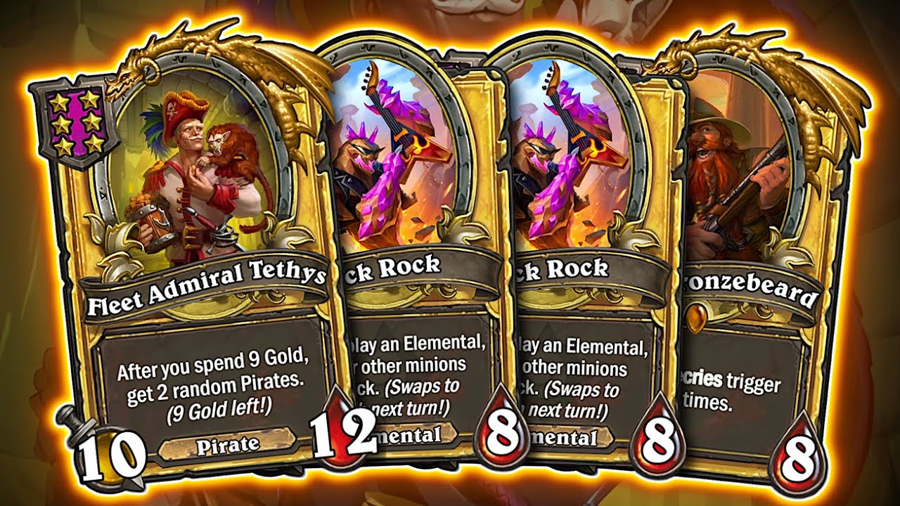 INFINITE Gold Elemental Highroll! | Hearthstone Battlegrounds No Commentary