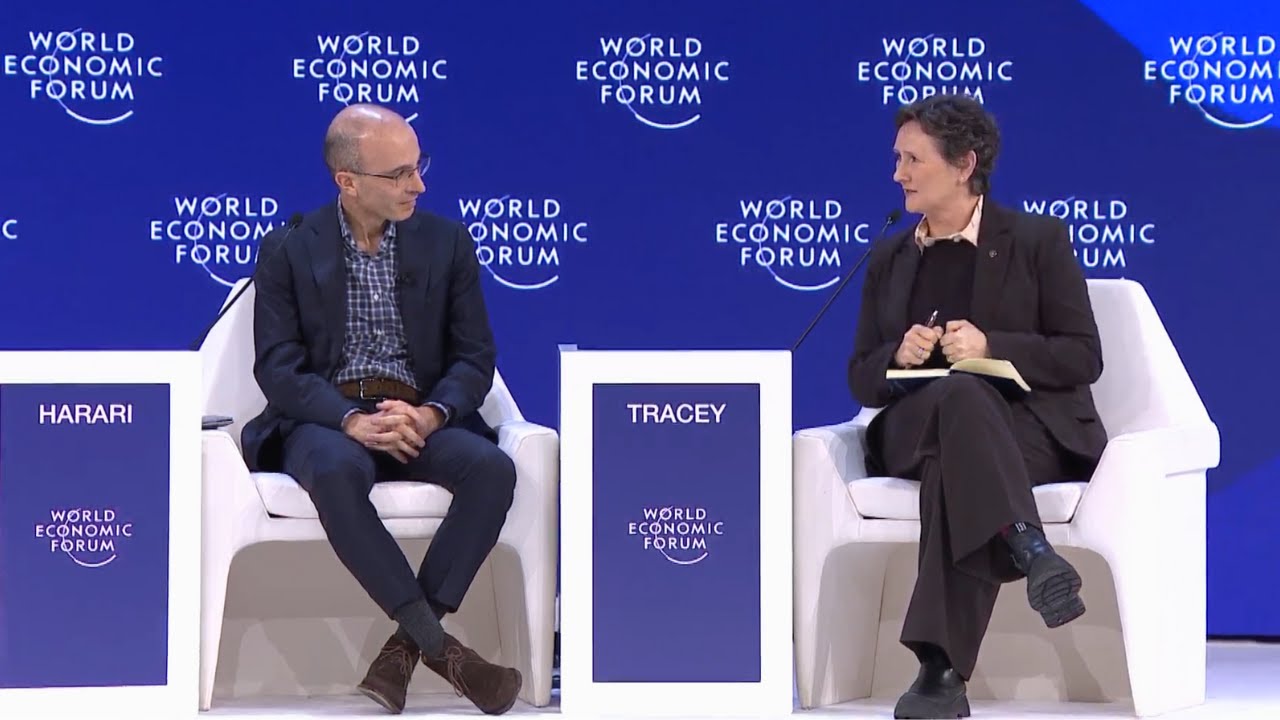 In conversation with Irene Tracey: On AI and Humanity @wef | Yuval Noah Harari