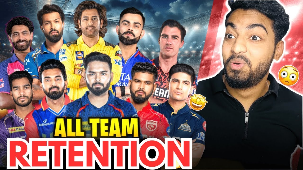 🔴IPL 2026 Retention List of All 10 Teams | IPL Released Players List 2026 | IPL Retained Players