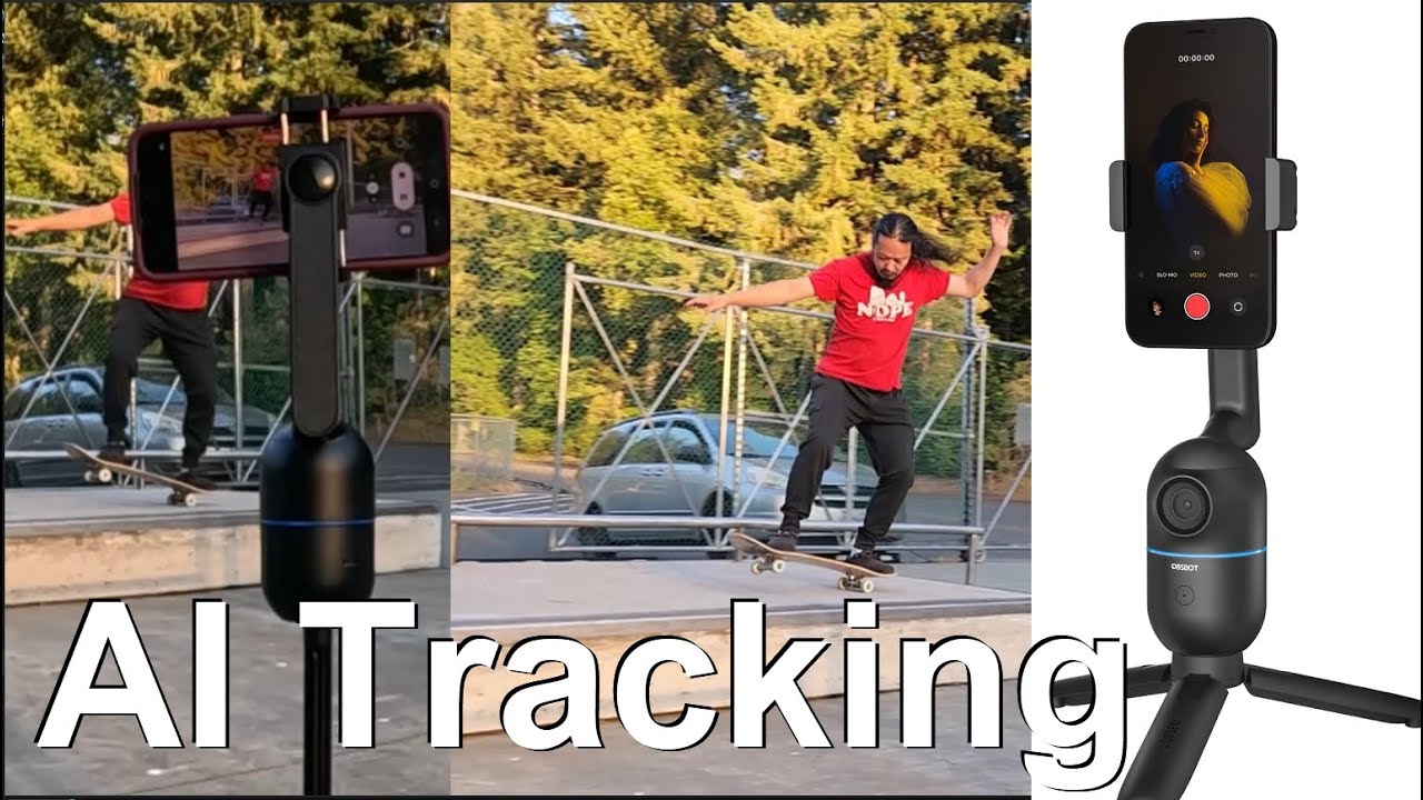 OBSBOT ME A.I Tracking robot filmer for SOLO filming + stop using a water bottle