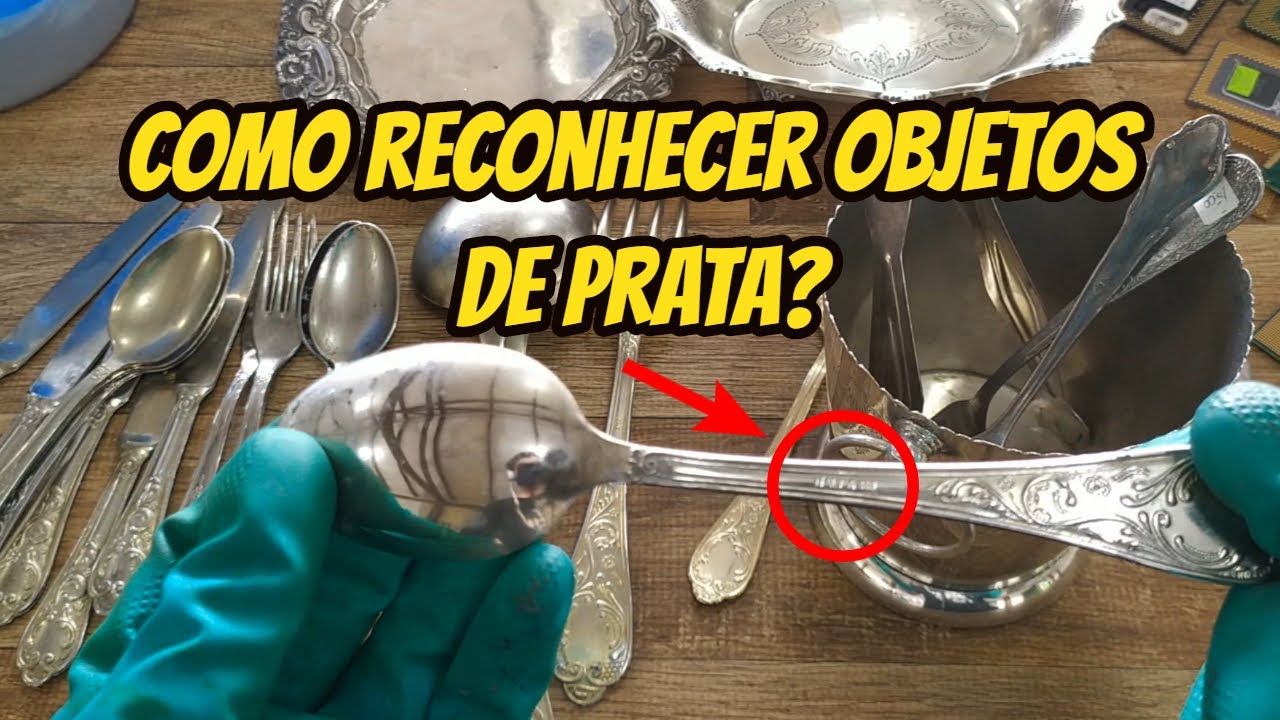 Como reconhecer objetos antigos de prata? ⚠️