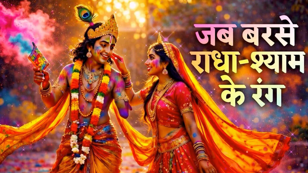 जब बरसे राधा-श्याम के रंग 🔥 | Radha Krishna Holi Song 2026 | Latest Bhakti Holi Song 