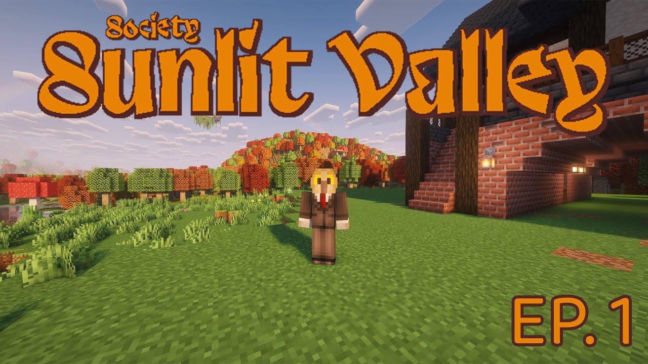 Society: Sunlit Valley - Episode 1 | Stardew Valley in Minecraft!