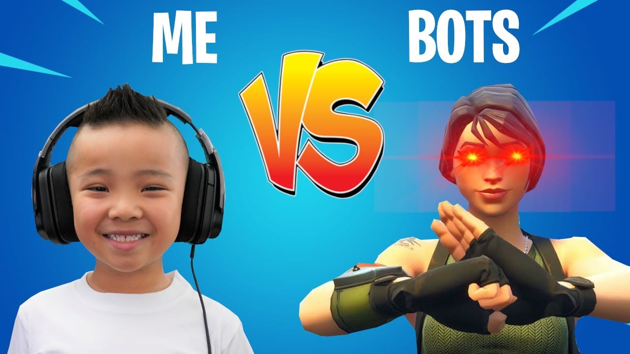 Me Vs Bots  Fortnite Funny Gameplay CKN Gaming