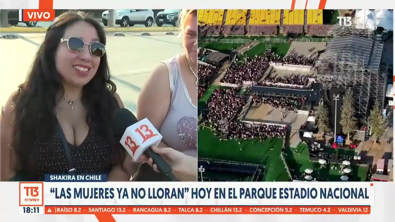 La previa al primer concierto de Shakira en Chile con 